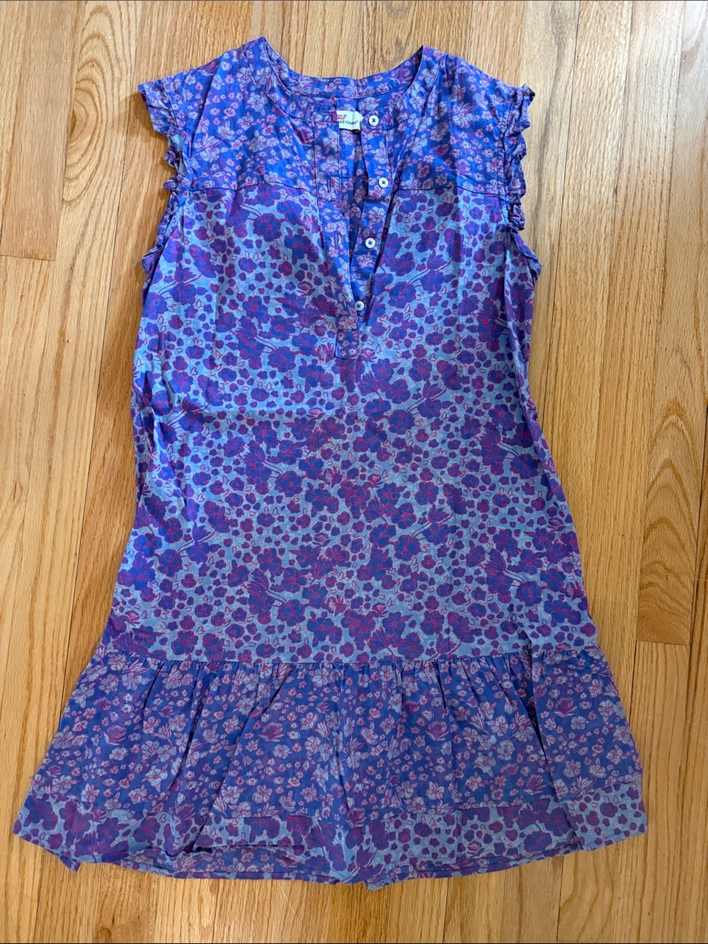 Vineyard  Vines Floral Ruffle Hem Sundress